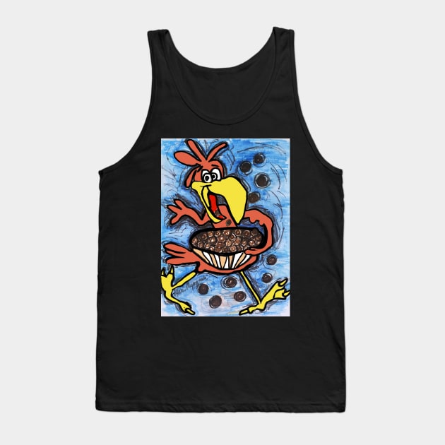 Cocoa Puffs Sonny the Cuckoo Bird Tank Top by TheArtQueenOfMichigan 